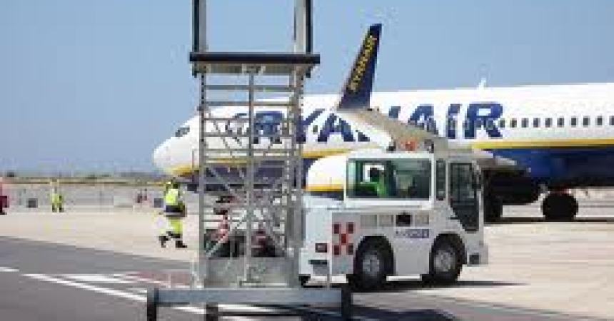 Ryanair cancella altre sei rotte dall’aeroporto “Vincenzo Florio”di Trapani