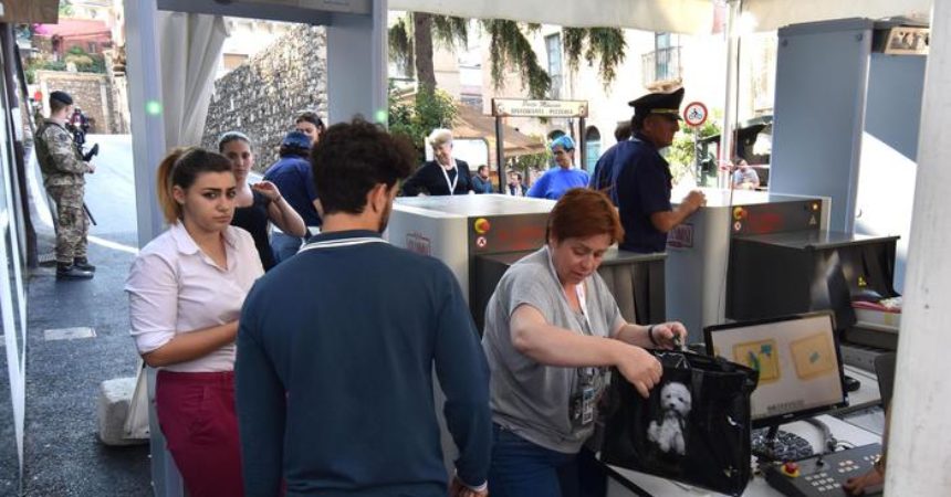 G7: massima allerta a Taormina, body cam e metal detector