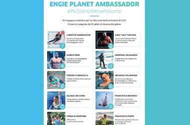 “Engie Planet Ambassador”, 10 atleti uniti per pesare meno sul pianeta