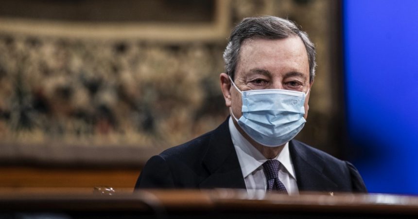 Draghi “Non ho una data per le riaperture, dipende da contagi e vaccini”