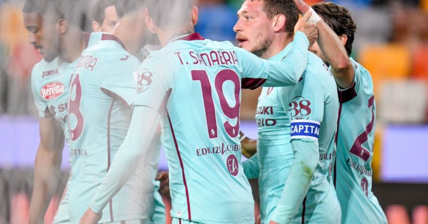 Il Torino vince a Udine, decide Belotti su rigore