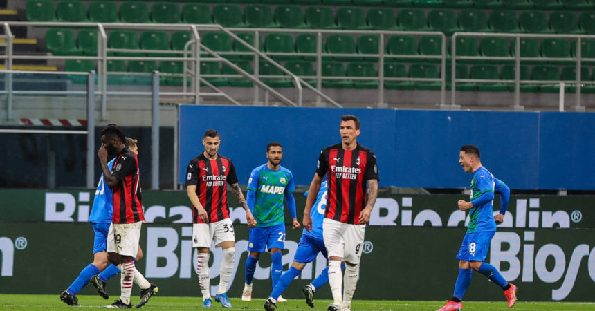 Doppietta Raspadori e Milan ko, Sassuolo vince 2-1