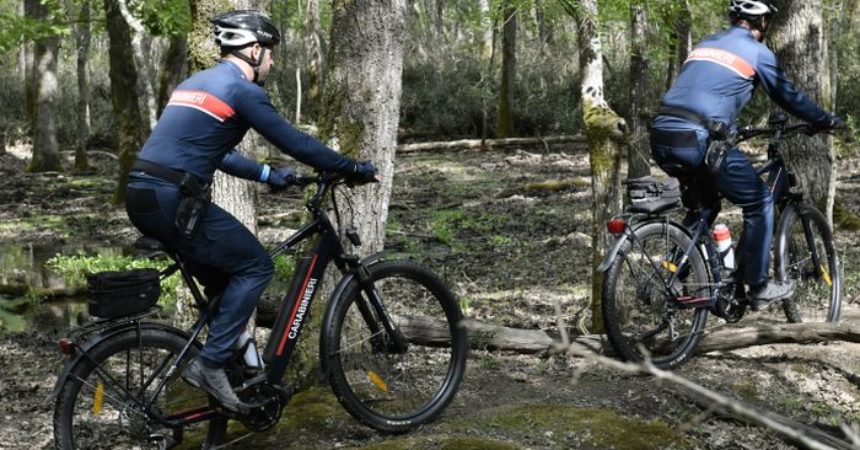 Carabinieri, biciclette elettriche ai reparti nei parchi nazionali