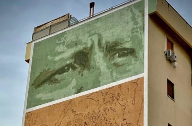 Legalità, murale Borsellino completa “La porta dei giganti” a Palermo