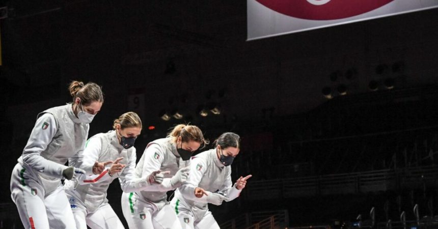 Bronzo per le azzurre nel fioretto femminile a squadre