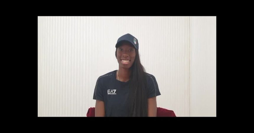 Egonu “Emozionata per essere portabandiera olimpica”