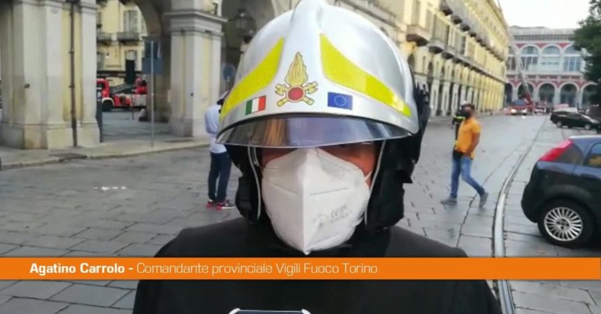 Incendio in centro a Torino, Vigili Fuoco “L’edificio è in sicurezza”