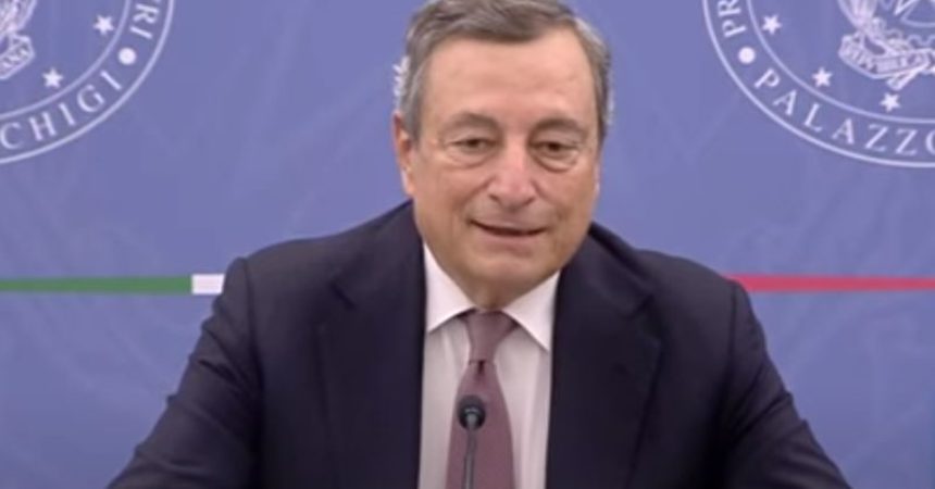 Covid, Draghi “I vaccini sono sicuri e salvano vite”