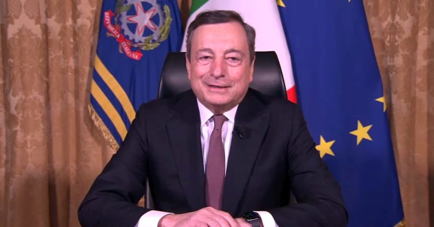 Vaccino, Draghi “La cooperazione tra Governo e imprese salva vite”