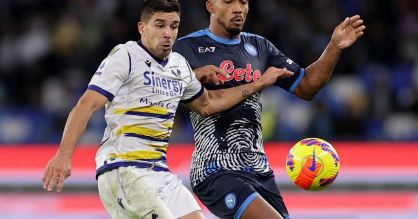 Napoli fermato in casa dal Verona, finisce 1-1