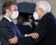 Mattarella incontra Macron “Insieme per un’Europa più forte”