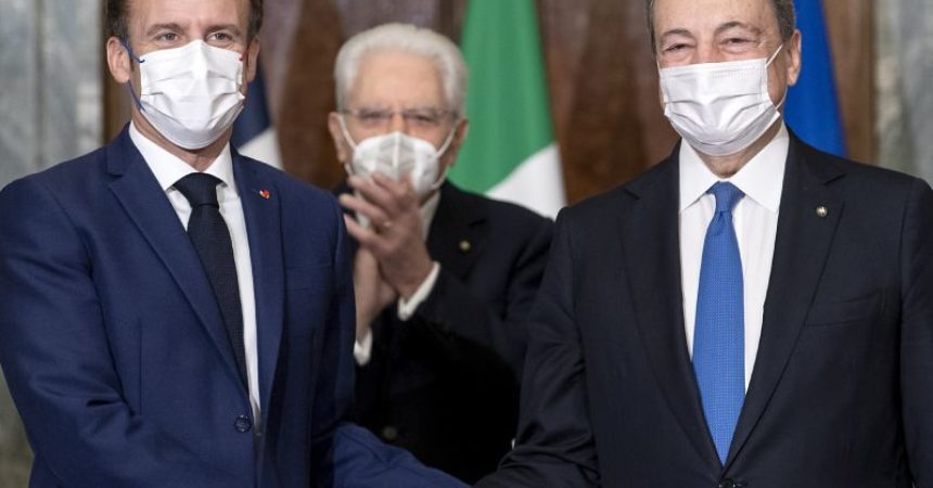 Trattato Italia-Francia, Draghi “Rafforziamo la cooperazione”