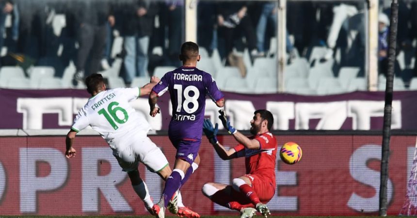 Calcio: Serie A. Fiorentina in rimonta sul Sassuolo, finisce 2-2