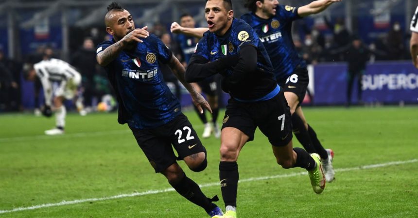 Supercoppa all’Inter, Sanchez beffa la Juventus al 120′