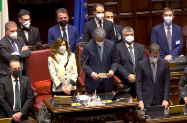 Mattarella rieletto presidente, la proclamazione in Aula