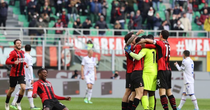 Milan-Sampdoria 1-0, Leao riporta i rossoneri in testa