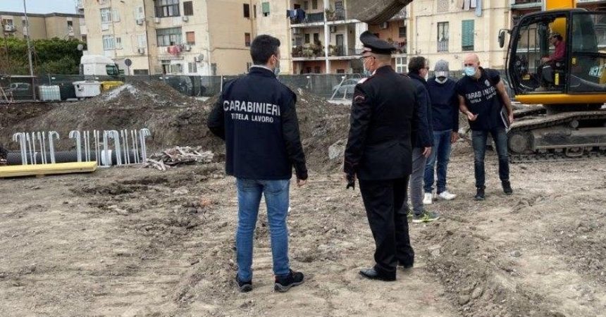 Blitz nei cantieri edili di Palermo e provincia, 10 denunce e multe