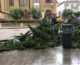 Il vento e i temporali devastano Palermo