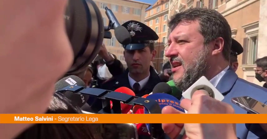 Salvini “Ho apprezzato Zelensky, le armi non sono la soluzione”