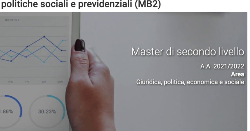 Statale Milano, al via un master in Politiche previdenziali
