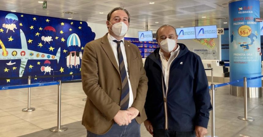 Covid, chiude l’area tamponi all’aeroporto di Palermo