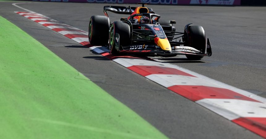 Doppietta Red Bull in Azerbaijan, Verstappen precede Perez
