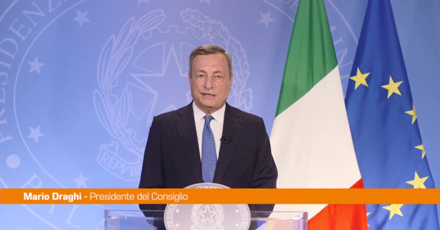 Draghi “L’Italia rimane al fianco dell’Ucraina”