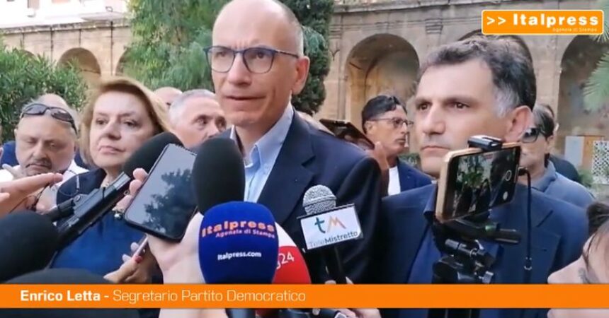 Regionali Sicilia, Letta apre la campagna elettorale del centrosinistra