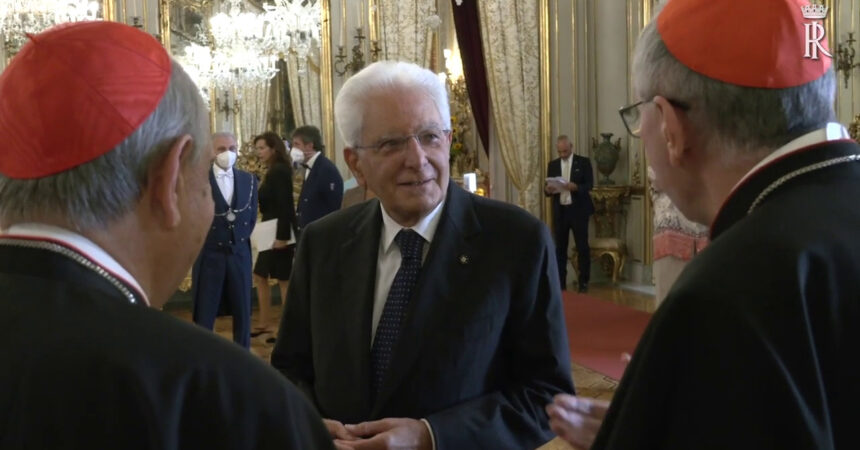 Mattarella incontra i nuovi cardinali italiani