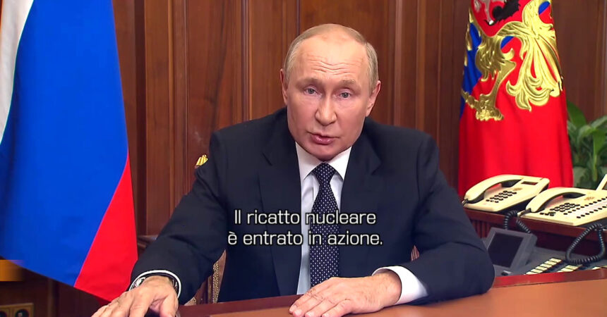 Putin evoca il nucleare “Proteggeremo la Russia con ogni mezzo”