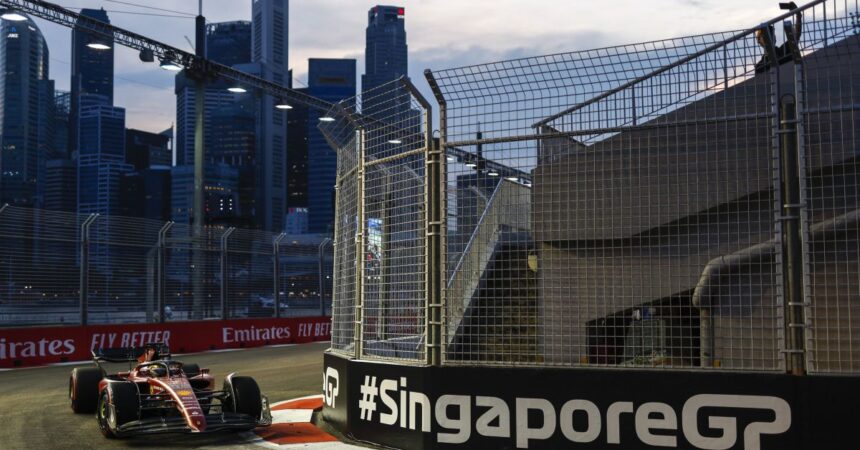 Gp Singapore, pole Leclerc su Perez, Hamilton e Sainz