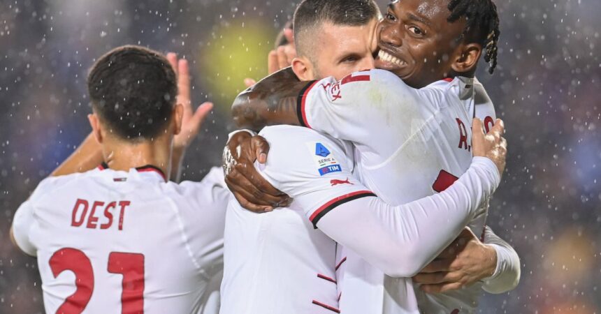 Vittoria nel recupero, il Milan passa 3-1 in casa Empoli