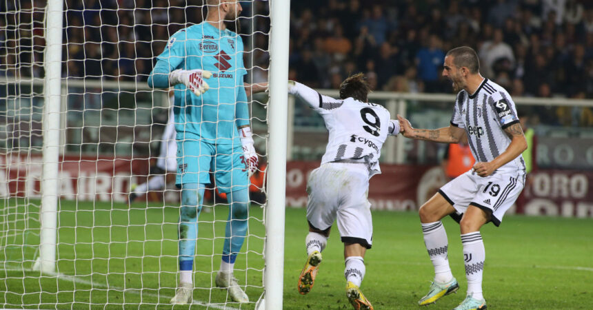 Torino-Juventus 0-1, Vlahovic decide il derby della Mole