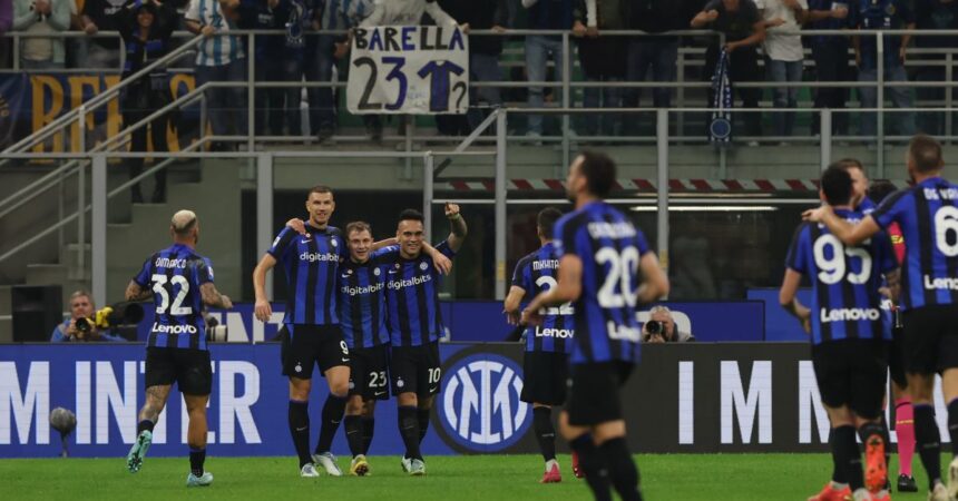L’Inter continua a vincere: 3-0 contro la Sampdoria