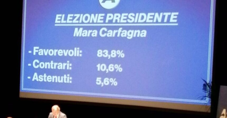 Mara Carfagna eletta presidente di Azione