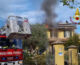 Vigili del fuoco spengono incendio tetto abitazione nel forlivese