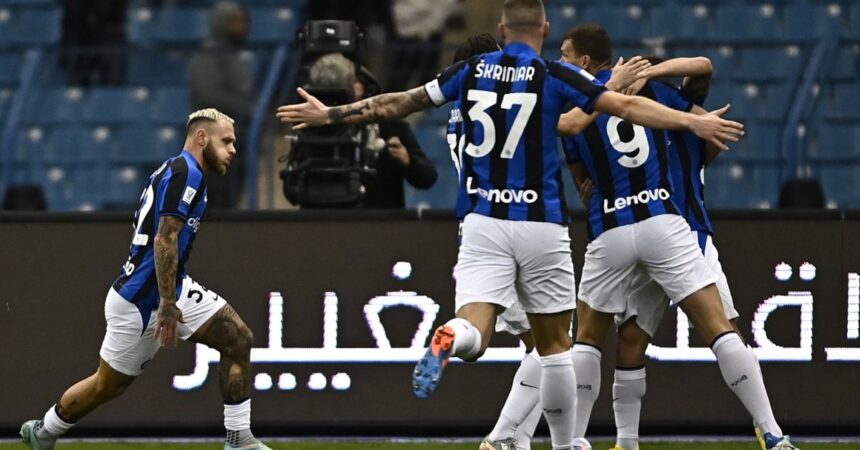 Supercoppa all’Inter, Milan battuto 3-0