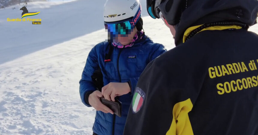 Scoperta in Trentino una scuola di sci sconosciuta al fisco