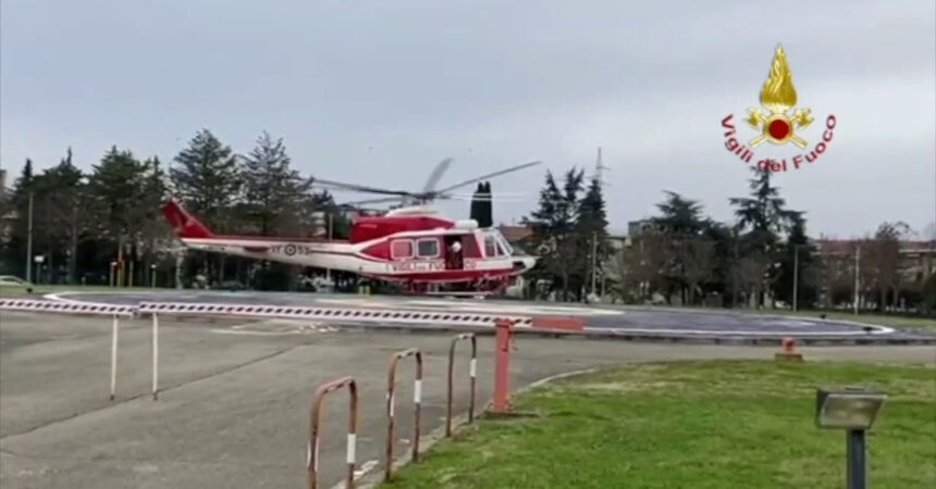 Trasportato in elicottero biker ferito dopo una caduta da Alpe di Poti