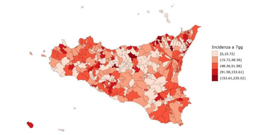 Covid, continua il calo delle nuove infezioni in Sicilia