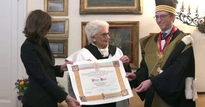 Dall’Alma Mater di Bologna laurea honoris causa a Liliana Segre