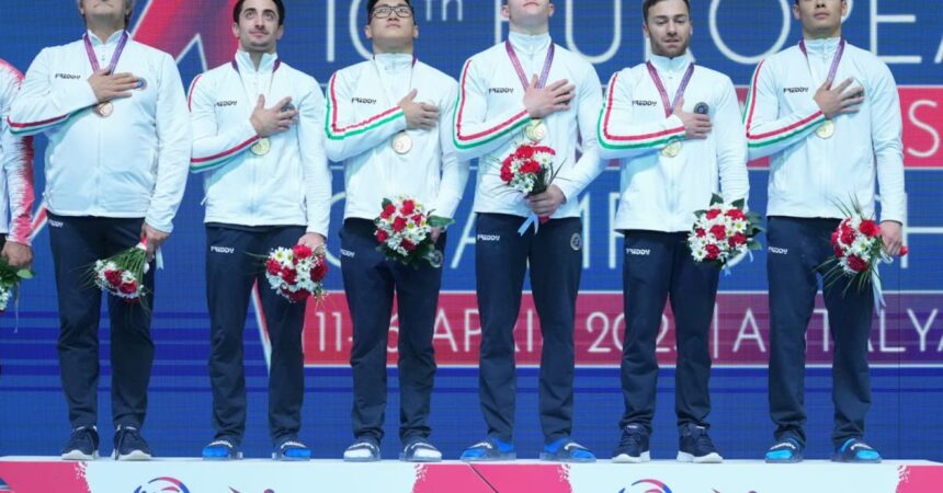Ginnastica artistica, Italia oro europeo a squadre uomini
