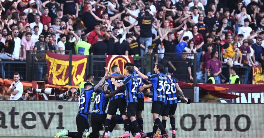 L’Inter non si ferma più, Dimarco e Lukaku stendono la Roma