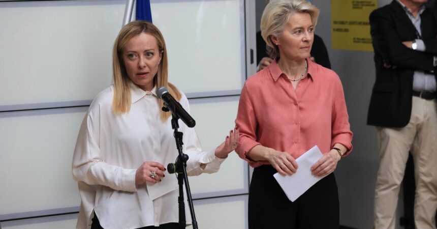 Alluvione, Von der Leyen con Meloni in E.Romagna “Europa è con voi”