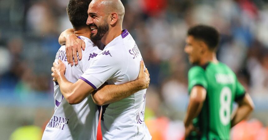 Tris della Fiorentina a Reggio Emilia, Sassuolo ko 3-1