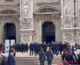 Funerali Berlusconi, i primi ingressi nel Duomo di Milano