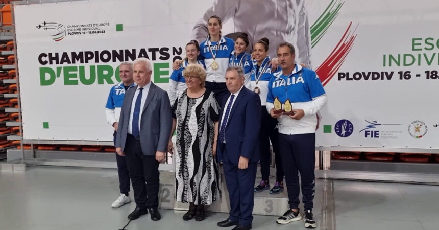 Dieci medaglie per l’Italscherma agli Europei individuali di Plovdiv