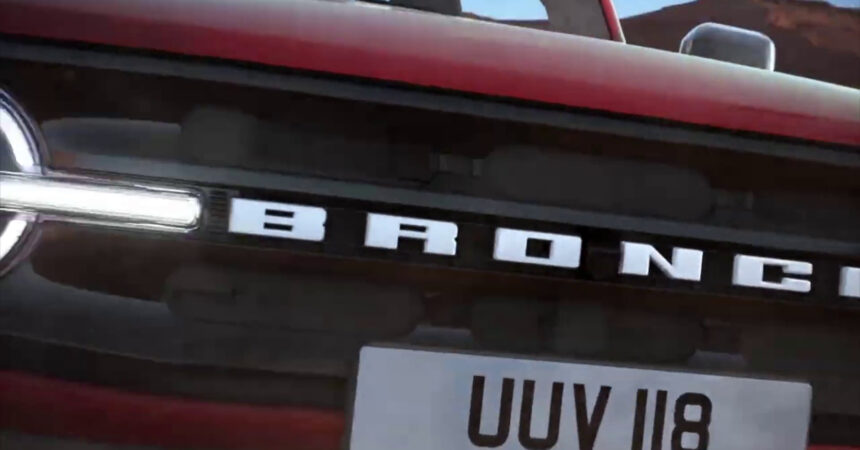Per la prima volta in italia il Ford Bronco, l’icona off road USA