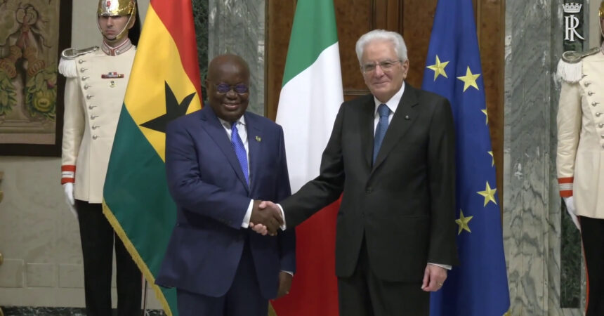 Mattarella riceve il presidente del Ghana