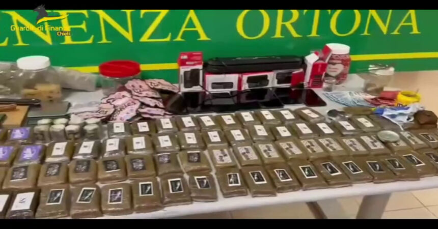 Droga e prodotti contraffatti, arrestato ventenne in Abruzzo